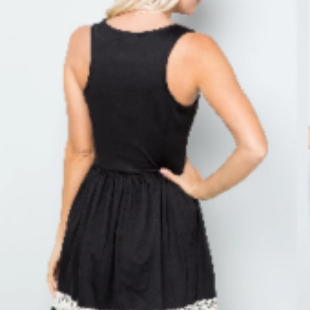 NWT ANTHROPOLOGIE Finn & Clover Black Dress L - Picture 4 of 7